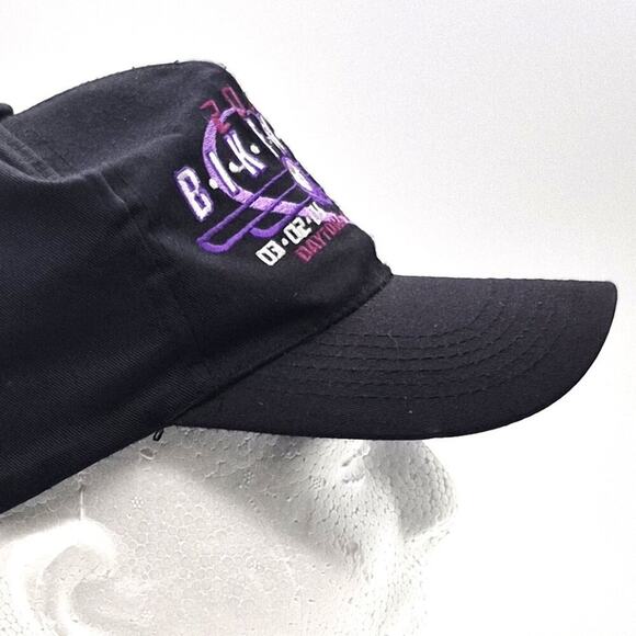 Vintage Daytona Beach Bike Week Trucker Hat Embroidered Cap Biker Florida - Picture 4 of 8